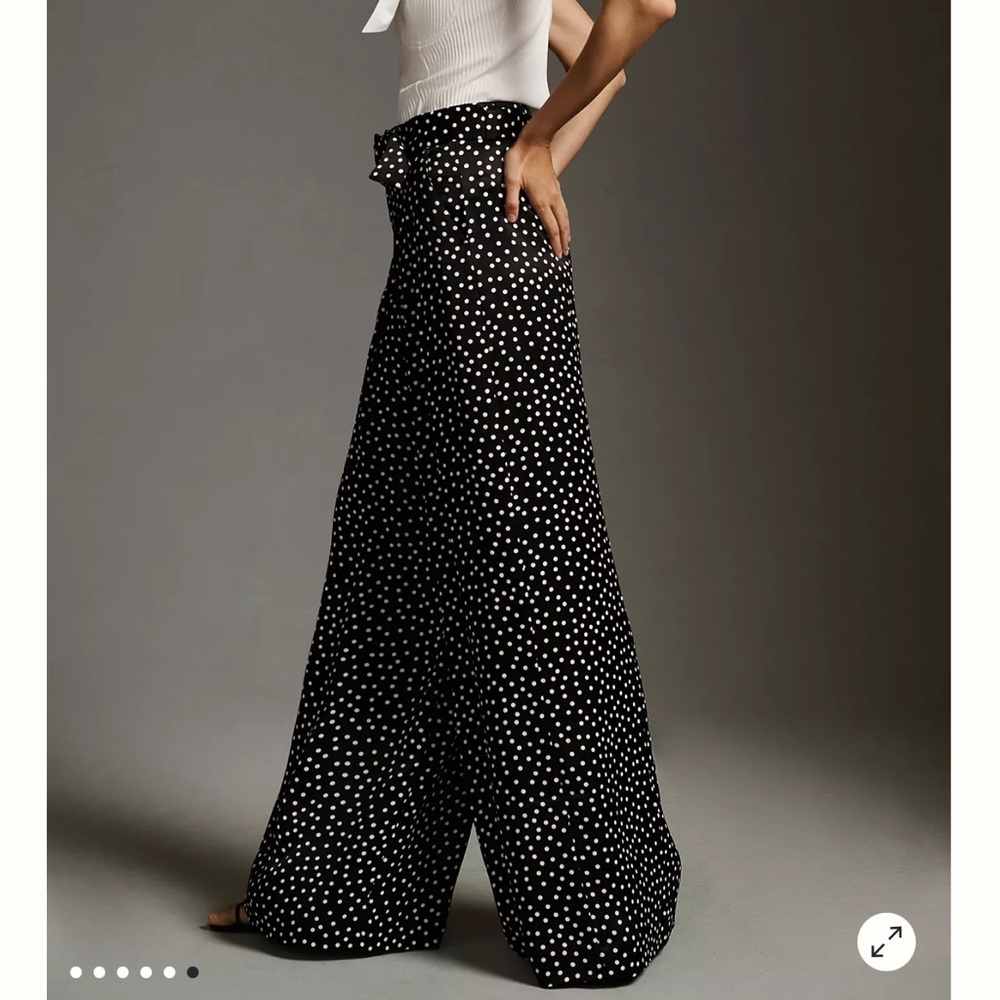 The Avery Pleated wide-leg Trousers by Maeve Printed size 4 - Picture 8 of 8